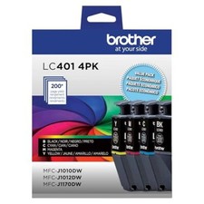 Brother Genuine LC4014PKS BK,C,M,Y Standard Yield 4-Pack Ink Cartridges picture