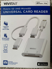 Vivitar Mobile SD and MicroSD Universal Card Reader White MOV4016 V1 Box/Retail picture