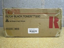 Genuine Ricoh Black Toner Type 20D 885154 OEM New Box of 6 picture