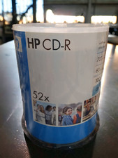 HP CD-R 80 Minute Recording 700 MB Data 52x 100 Pack Discs New Sealed picture
