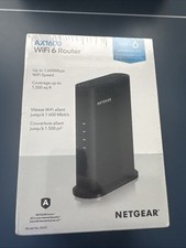 Netgear AX1600 Wifi 6 Router w 1600 Mbps, 1500 ft Coverage, & WPA3 Security NEW picture