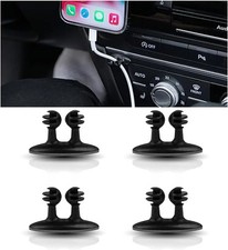 4PCS Car Cable Clips USB Cable Line Clip Holder for Car, Durable Strong Adhesive picture