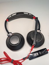 Plantronics C5200 PLT Poly Blackwire USB Wired Headset Headphones Black/Red picture