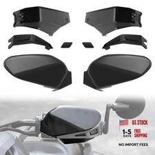 2PCS Hand Guards for Can Am Ryker, Black Plastic Handguards Protector Cover picture