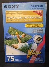 Sony SVM-75LS Color Print Cartridges & Photo Paper Kit *Read Description* picture
