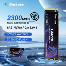 Bestoss M.2 2280 NVMe SSD PCIe 3.0x4 128GB 256GB 512GB 1TB 2TB Laptop PC Drive picture
