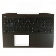 For Dell G Series G3 15 3590 Case Palmrest Cover US Keyboard Blue Backlit 00JP6 picture