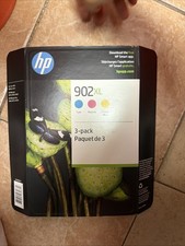 Genuine HP 902XL Cyan Magenta Yellow 3PK Ink Cartridges T0A41BN Exp 2026+ picture
