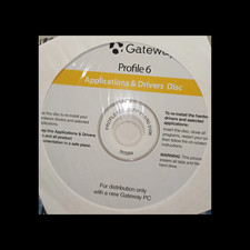 Software: Gateway 2006 Profile 6 Applications & Drivers Disc Software picture