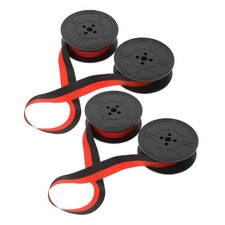 Universal Manual Typewriter Ribbon Nylon Spool with Red Black Ink Assorted picture