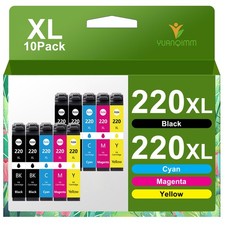 10PK T220XL 220XL Ink For Epson XP-420 XP-424 XP-320 WF2630 WF2660 WF2760 picture