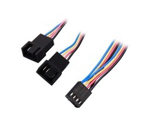 StarTech.com FAN4SPLIT12 1 ft. 4 Pin Fan Power Splitter Cable - F/M Female to picture