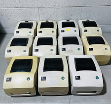 LOT OF 11: Zebra TLP 3844-Z Thermal Printer - ALL POWER ON - Parts/Repair Only picture