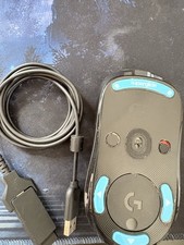 Logitech G Pro Gaming Mouse Wireless With Cord And Dongle And Super glide Skates picture