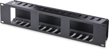 Startech Horizontal 2U Rack Finger Duct with Cover, 19In Steel Wire Duct picture