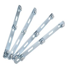 Durable Stainless Steel Grid Tray Connecting Clips Mesh Panel Fixing Clamps 4Pcs picture