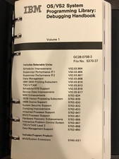IBM Systems Programming Library Debugging  ALL 3 VOLUMES.  ULTRA RARE manual picture