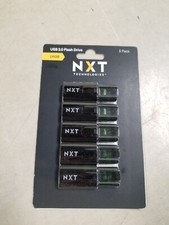NXT Technologies 16GB USB 2.0 Type-A Flash Drive Black 5/Pack (NX61134) picture
