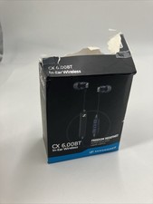 SENNHEISER CX 6.00BT Qualcomm aptX Low-Latency In-Ear Wireless Headphones  New picture
