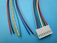 100 pcs 2510 Pitch 2.54mm 8 Pin Female Connector with 26AWG 300mm Leads Cable picture