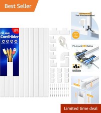 Space-Saving 157in Wire Hider - Cuttable and Paintable Cable Management Solution picture