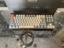 Keychron K8 TKL Mechanical Keyboard Black (K8A3) Brown Switch Mint picture