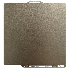 Upgraded Thicker Textured PEI Plate 0.77mm with QR Code for 257x257mm, Gold picture