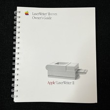 Apple LaserWriter IINT/NTX Owner's Guide 030-3215-A 1988 VTG picture