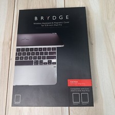 New Brydge 12.9 Pro iPad Wireless Bluetooth Keyboard w/ Backlit Keys - Silver  picture
