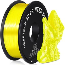 10pcs GEEETECH Silk PLA Filament 3D Printer Filament PLA 1kg/Roll Spool Yellow picture
