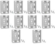 10 PCS Single Gang Surface Mount Outlet Backbox Junction Wire Wall Plate Box picture
