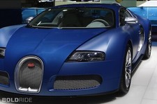 Cars 2009 bugatti veyron bleu centenaire supercar Desk Mat Stitched picture