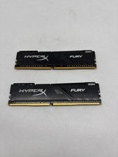 Kingston HyperX Fury 32GB Kit 2x16GB DDR4 2666 CL16 DIMM Desktop RAM Black picture