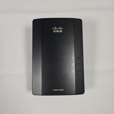 Linksys PLS400 Cisco Powerline 200Mbps 4-Port Network Adapter Single Add-On Plug picture