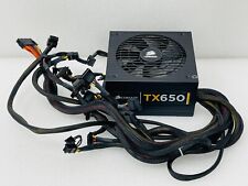 Corsair TX650 CMPSU-650TX-C 24 Pin 650W ATX Desktop PSU w/ Power Cord / Used picture
