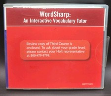 Wordsharp Interactive Vocabulary Tutor Third Course CD ROM NEW B409 picture