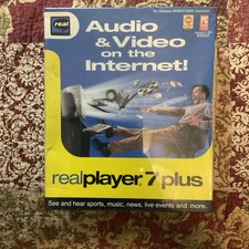 NEW SEALED RealPlayer 7 Plus Sealed 2000 PC WINDOWS 95 98 NT MAC REAL NOS picture