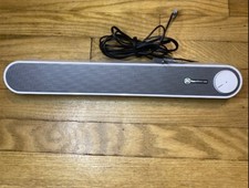 Go Groove SonaVerse UBR Computer Sound Bar Speaker (White) with Easy Access picture