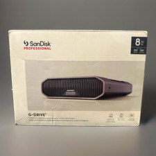SanDisk Professional G-DRIVE 8TB USB-C External HDD 7200RPM 256MB Gray picture