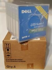 (5 PACK) DELL Tape Data Cartridge LTO-1 Ultrium-1 100GB/200Gb 09W084 NEW SEALED picture