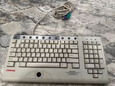 Vintage COMPAQ KB-9968 QWERTY Computer Keyboard With Trackball Used picture