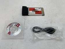 PCMCIA CardBus Dual Port USB 2.0 Card w/ Power Cable & Driver CD - Free S/H picture