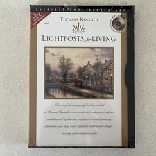 Thomas Kinkade Lightposts For Living CD-ROM NEW Inspirational Screen Art picture