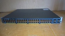 Cisco WS-C2960X-48FPS-L V02 48-Port Gigabit PoE 740W 4x 1G SFP Switch + RM EARS picture