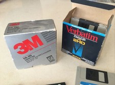 3M DS, DD Diskettes Macintosh & IBM Box Of 10 + Verbatim Data life MF2HD picture