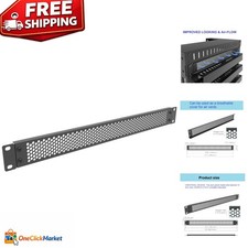 Durable 1U Spacer Panel for 19-Inch Network Racks - Easy Assembly & Clean Design picture