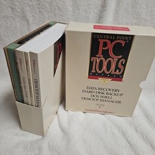 Central Point PC Tools Deluxe Version 6 for DOS with Manuals and 5.25