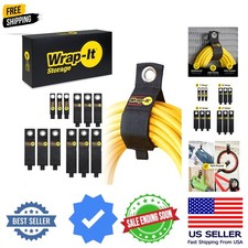 Heavy-Duty Straps Assorted 12 Pack | Hanging Extension Cord Organizer for Cab... picture