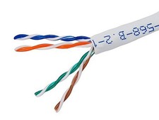 Monoprice Cat5e Ethernet Bulk Cable - Solid, 350Mhz, UTP, 1000 feet, White picture