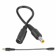 5.5mm x 2.1mm Female to 6.0mm x 4.4mm Male Straight DC Plug Adapter Power Cable picture